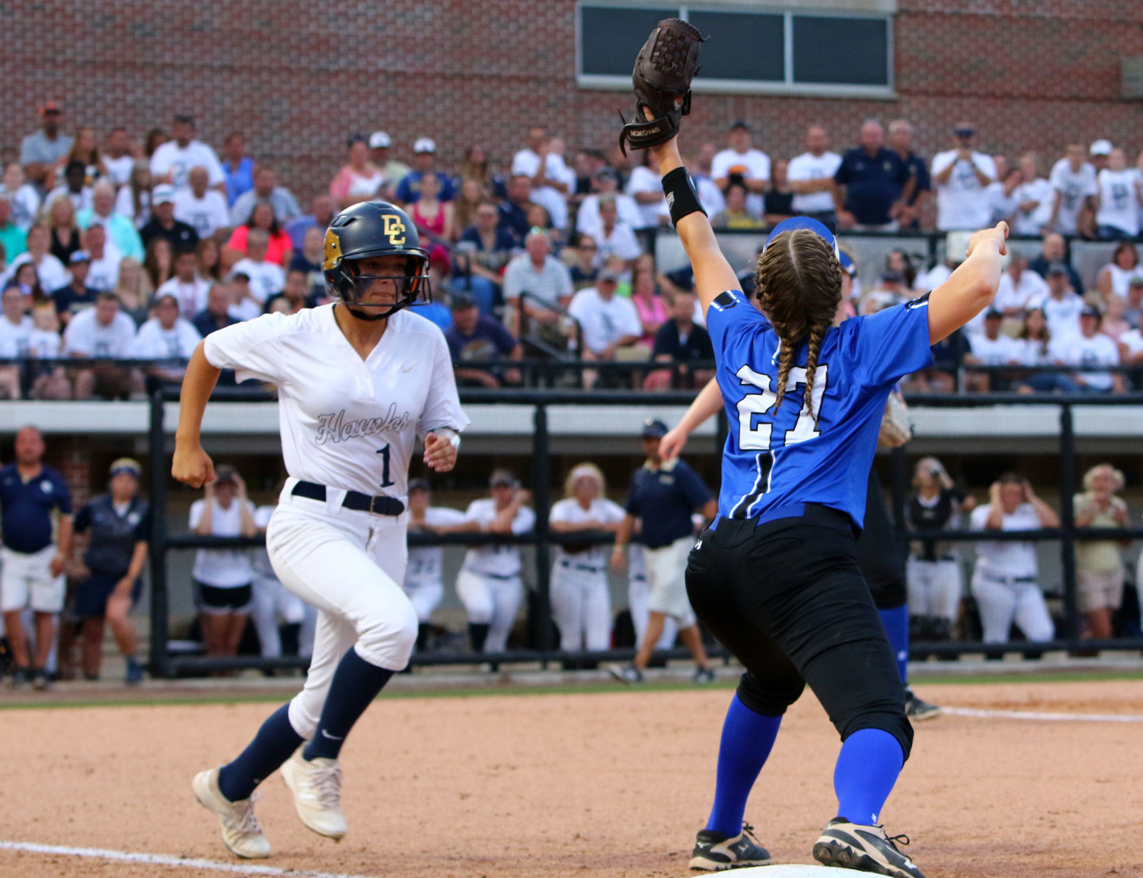 Lake Central vs. Decatur Central in state softball championship